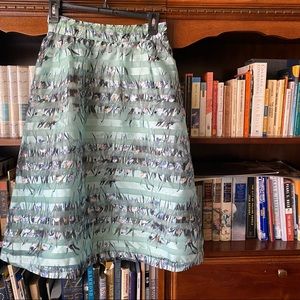 Anthropologie Maeve Floral Skirt, sz XS